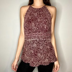 🌹 Printed Halter Tank